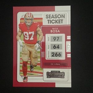 Nick Bosa - 2021 panini contenders football #90